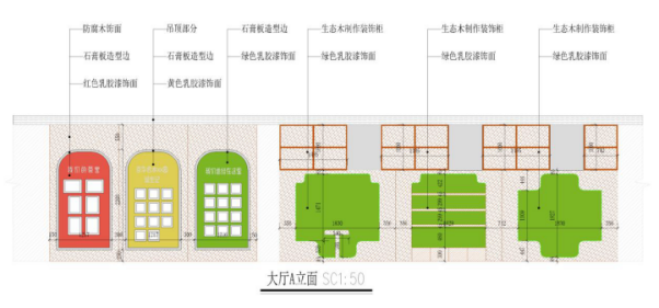 从黑白变为彩色：京华合木装修施工图纸的变化